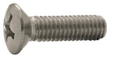 Machine Screw Ovalhead Countersunk Phllips Stainless Steel #026