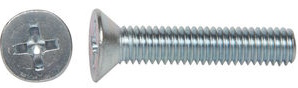 Machine Screw Flathead Countersunk Philips UNF Zinc